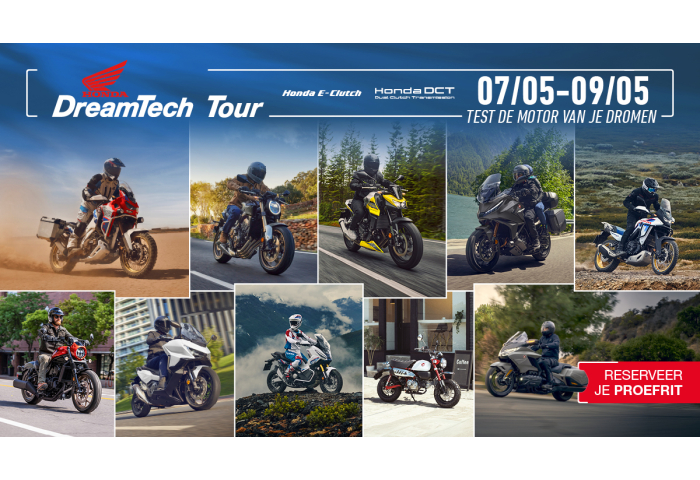 Honda DreamTech Tour 7-9 mei 2026