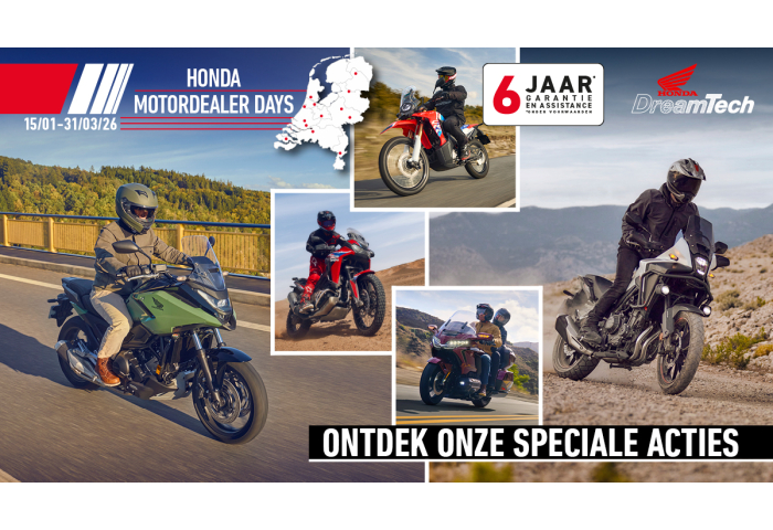 Honda Motor Dealer Days | Promoties 2025 New Old Stock