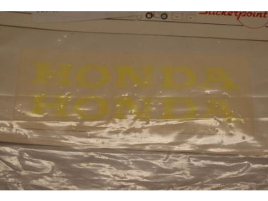 SET HONDA TRANSFERS GEEL 11X1.5CM